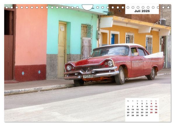 Produktbild: Kubas Oldtimer (Wandkalender 2026 DIN A4 quer), CALVENDO Monatskalender