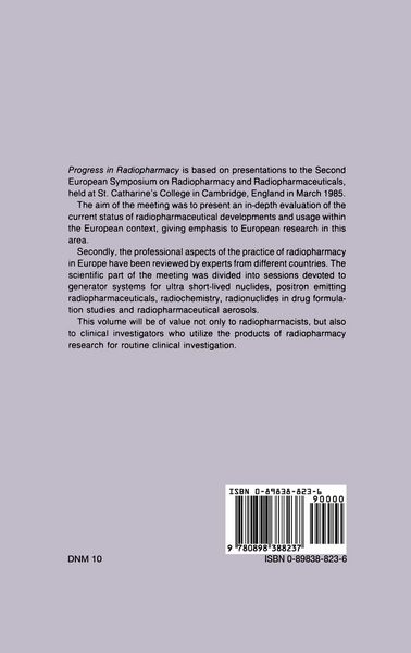 Produktbild: Progress in Radiopharmacy