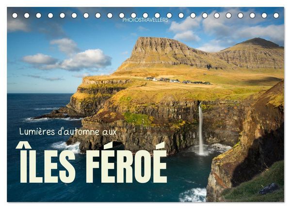 Lumières d'automne aux îles Féroé (Calendrier de bureau 2026 DIN A5 vertical), CALVENDO calendrier mensuel