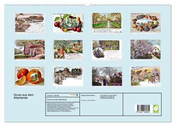 Produktbild: Gruss aus dem Altenlande (hochwertiger Premium Wandkalender 2026 DIN A2 quer), Kunstdruck in Hochglanz