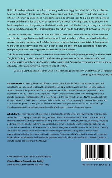 Produktbild: Tourism and Climate Change