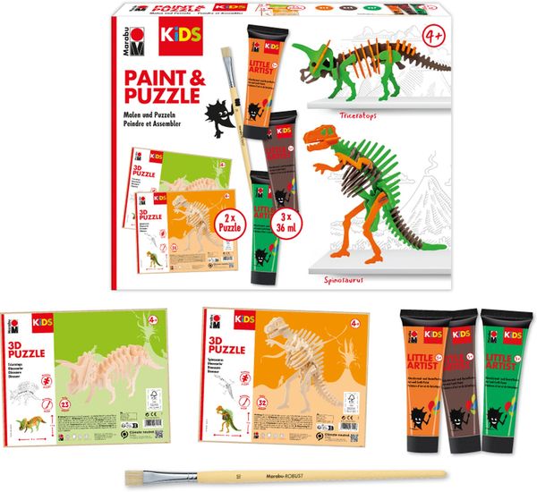 Produktbild: Marabu KiDS Little Artist Paint & Puzzle Einhorn