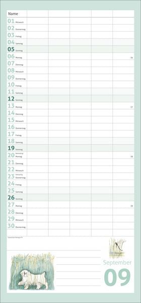 Produktbild: times&more Schaffner Familienplaner 2027
