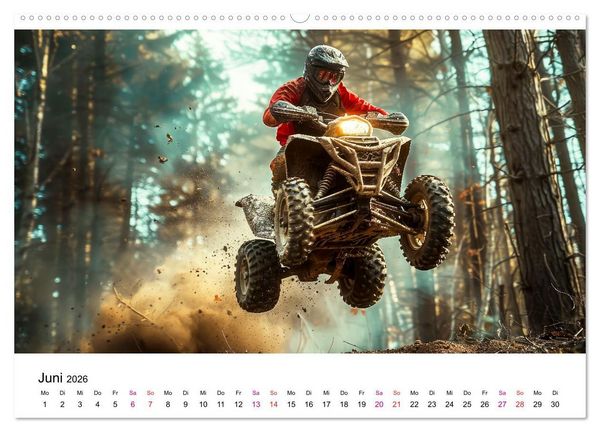 Produktbild: Quad Erlebnisse (Wandkalender 2026 DIN A2 quer), CALVENDO Monatskalender