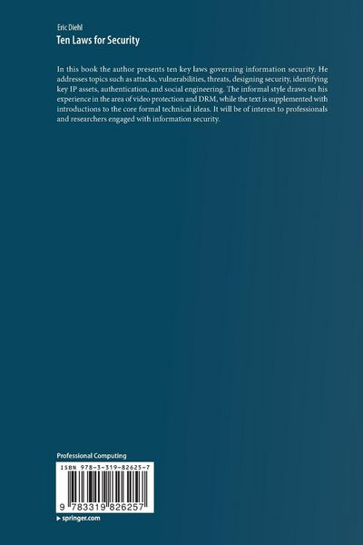 Produktbild: Ten Laws for Security