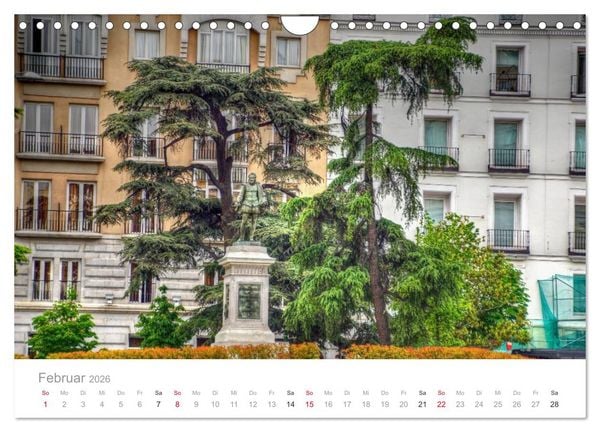 Produktbild: Madrid eine Stadt zum Verlieben (Wandkalender 2026 DIN A4 quer), CALVENDO Monatskalender