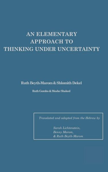 Produktbild: An Elementary Approach To Thinking Under Uncertainty
