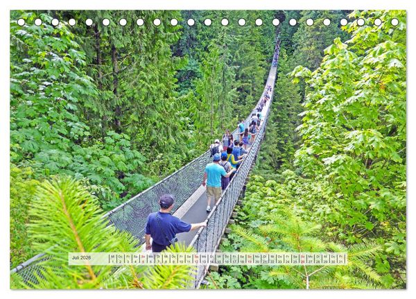 Produktbild: Vancouver Kanada 2026 (Tischkalender 2026 DIN A5 quer), CALVENDO Monatskalender