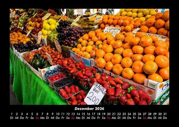 Produktbild: Obstkalender 2026 Fotokalender DIN A3