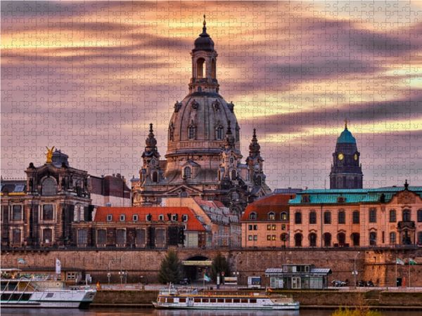 Produktbild: CALVENDO Puzzle Blick vom Neust&auml;dter Ufer aus 1000 Teile Lege-Gr&ouml;&szlig;e 64 x 48 cm Foto-Puzzle Bild von Dirk Meutzner