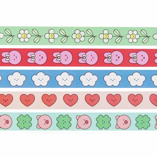 Produktbild: Tape Set Chingu , 5 Stk, 1,5 cm x 10 m