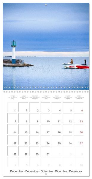 Produktbild: E&acute;tang de Thau en Me&acute;diterrane&acute;e (Calendrier mural carr&eacute; 2026 30x30 cm) Calendrier double avec une page pour vos prises de notes