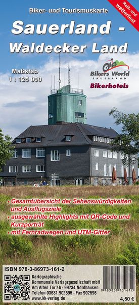 Produktbild: Sauerland - Waldecker Land 1:125 000