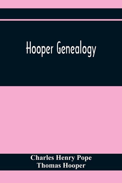 Produktbild: Hooper Genealogy