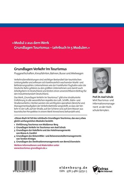 Produktbild: Grundlagen Verkehr im Tourismus