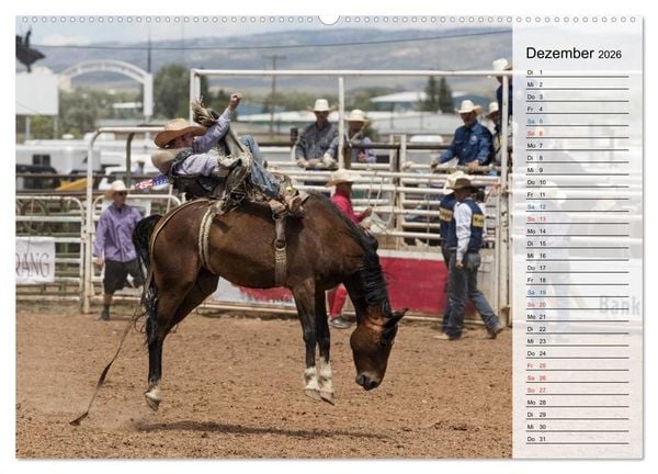 Produktbild: Faszination Rodeo (Wandkalender 2026 DIN A2 quer), CALVENDO Monatskalender