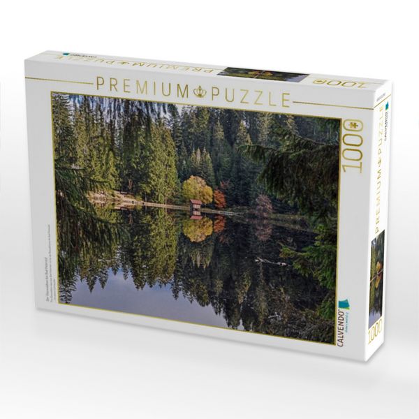 Produktbild: CALVENDO Puzzle Der Glaswaldsee bei Bad Peterstal | 1000 Teile Lege-Gr&ouml;&szlig;e 64x48cm Foto-Puzzle f&uuml;r gl&uuml;ckliche Stunden