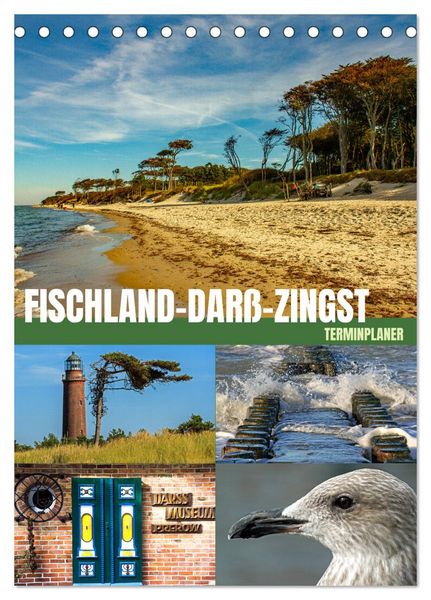 Produktbild: Fischland-Dar&szlig;-Zingst Terminplaner (Tischkalender 2026 DIN A5 hoch), CALVENDO Monatskalender