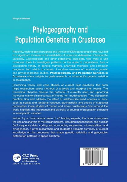 Produktbild: Phylogeography and Population Genetics in Crustacea