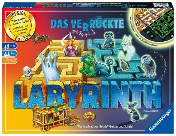 Ravensburger Das verrückte Labyrinth, Strategiespiel, 30Jahre Jubiläumsedition