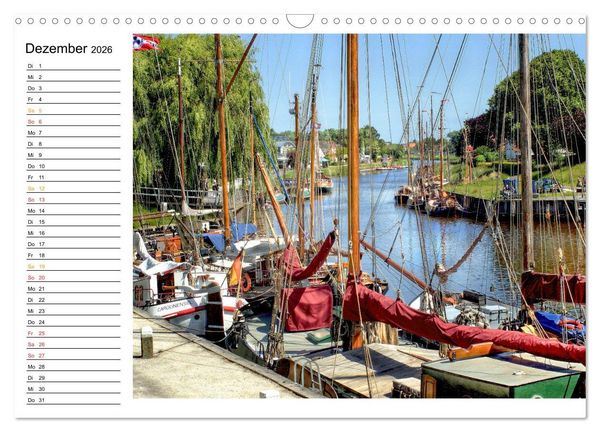 Produktbild: Ostfriesland - maritim pur (Wandkalender 2026 DIN A3 quer), CALVENDO Monatskalender