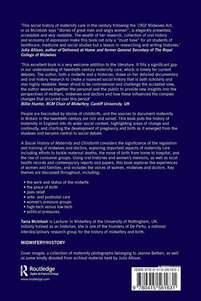 Produktbild: A Social History of Maternity and Childbirth