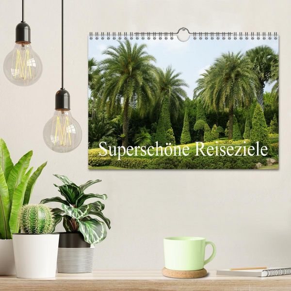 Produktbild: Supersch&ouml;ne Reiseziele (Wandkalender 2027 DIN A4 quer), CALVENDO Monatskalender