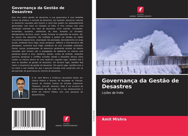 Produktbild: Governan&ccedil;a da Gest&atilde;o de Desastres
