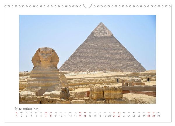 Produktbild: &Auml;gypten - unterwegs mit Julia Hahn (Wandkalender 2026 DIN A3 quer), CALVENDO Monatskalender