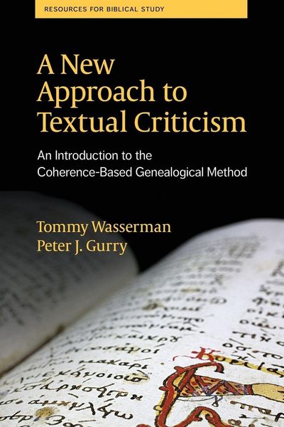 Produktbild: A New Approach to Textual Criticism