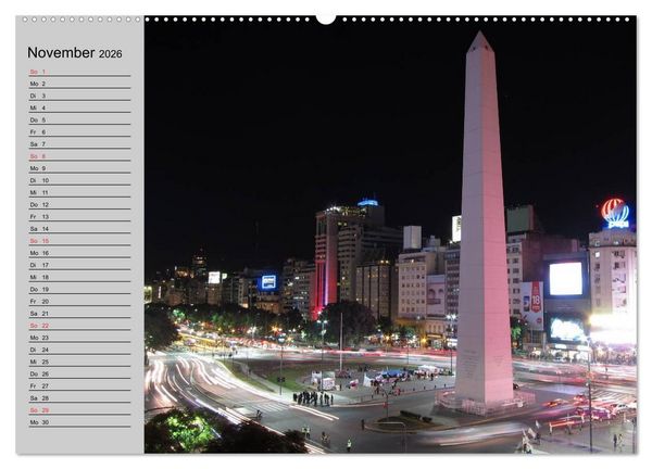 Produktbild: Argentinien - Impressionen (Wandkalender 2026 DIN A2 quer), CALVENDO Monatskalender