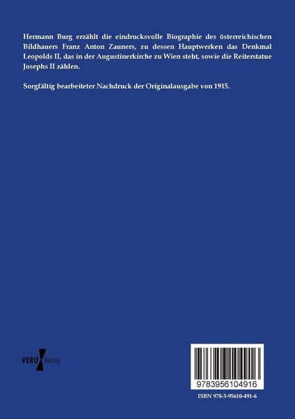 Produktbild: Der Bildhauer Franz Anton Zauner und seine Zeit