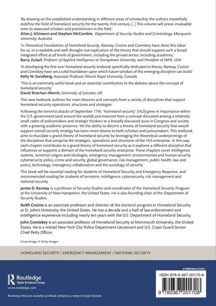 Produktbild: Theoretical Foundations of Homeland Security