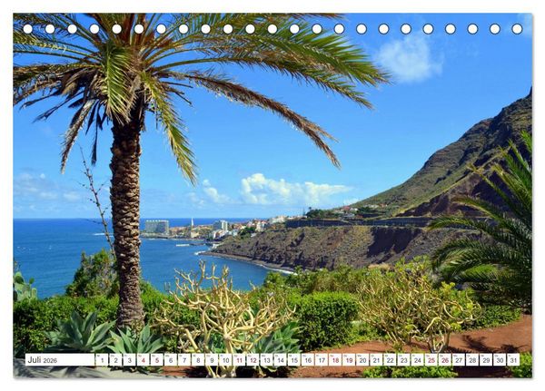 Produktbild: Teneriffa Insel der Gl&uuml;ckseligen (Tischkalender 2026 DIN A5 quer), CALVENDO Monatskalender