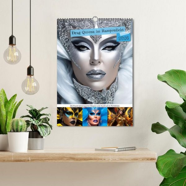 Produktbild: Drag Queens im Rampenlicht (Wandkalender 2026 DIN A3 hoch), CALVENDO Monatskalender