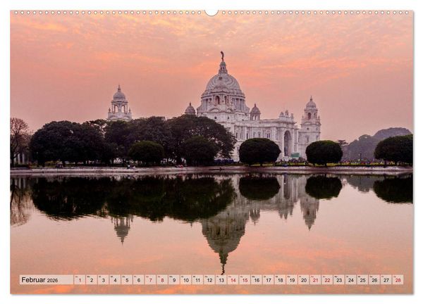 Produktbild: Indien: Tempel, Pal&auml;ste und Grabm&auml;ler (Wandkalender 2026 DIN A2 quer), CALVENDO Monatskalender