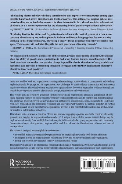 Produktbild: Exploring Positive Identities and Organizations