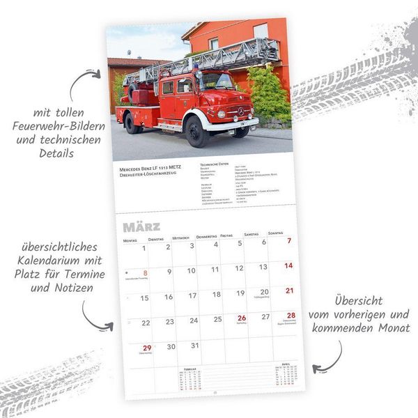Produktbild: TR&Ouml;TSCH - Brosch&uuml;renkalender Feuerwehren 2027