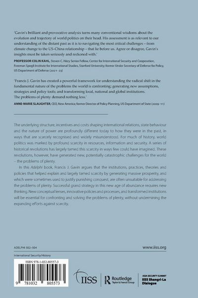 Produktbild: The Taming of Scarcity and the Problems of Plenty