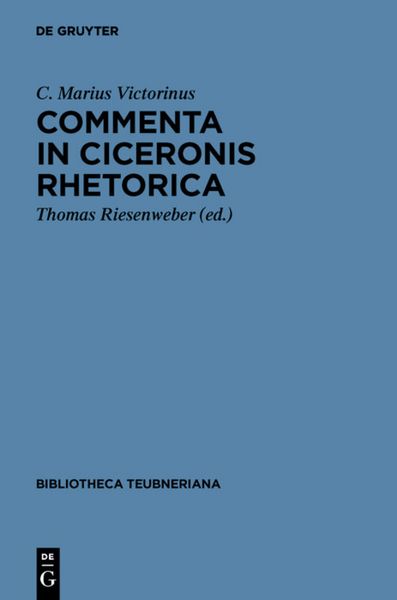 Produktbild: Commenta in Ciceronis Rhetorica