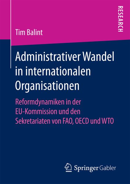 Produktbild: Administrativer Wandel in internationalen Organisationen