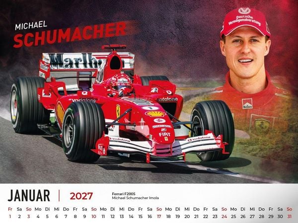 Produktbild: Ferrari Legenden in der Formel 1 Kalender 2027