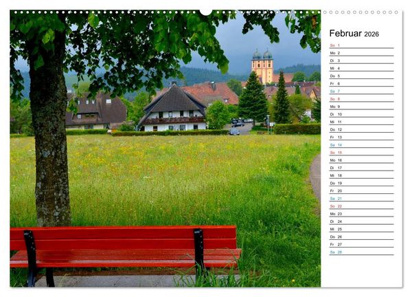 Produktbild: Hochschwarzwald (hochwertiger Premium Wandkalender 2026 DIN A2 quer), Kunstdruck in Hochglanz