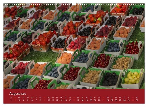Produktbild: March&eacute; Provencal - M&auml;rkte der Provence (hochwertiger Premium Wandkalender 2026 DIN A2 quer), Kunstdruck in Hochglanz