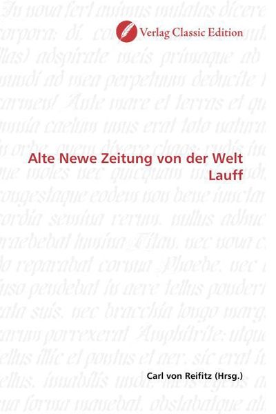 Produktbild: Alte Newe Zeitung von der Welt Lauff
