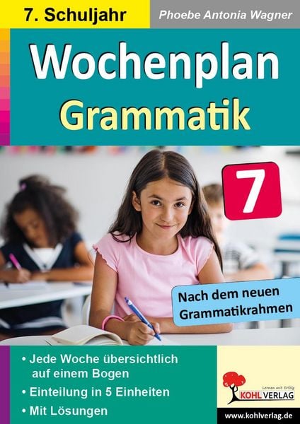 Produktbild: Wochenplan Grammatik / Klasse 7
