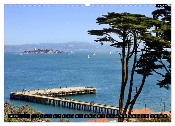 Produktbild: SAN FRANCISCO Kaliforniens Traummetropole (hochwertiger Premium Wandkalender 2026 DIN A2 quer), Kunstdruck in Hochglanz