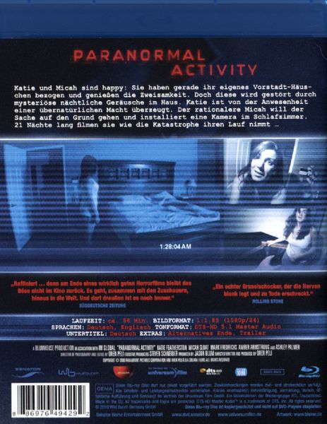 Produktbild: Paranormal Activity