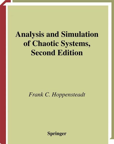 Produktbild: Analysis and Simulation of Chaotic Systems