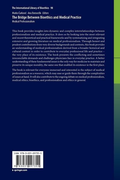 Produktbild: The Bridge Between Bioethics and Medical Practice